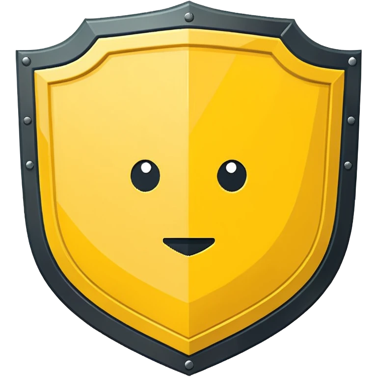yellow shield pixel emoji