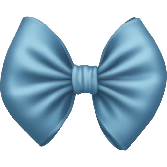 Dusty blue bow emoji