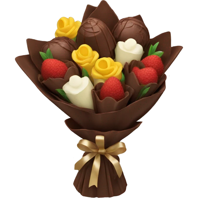 chocolate bouquet emoji