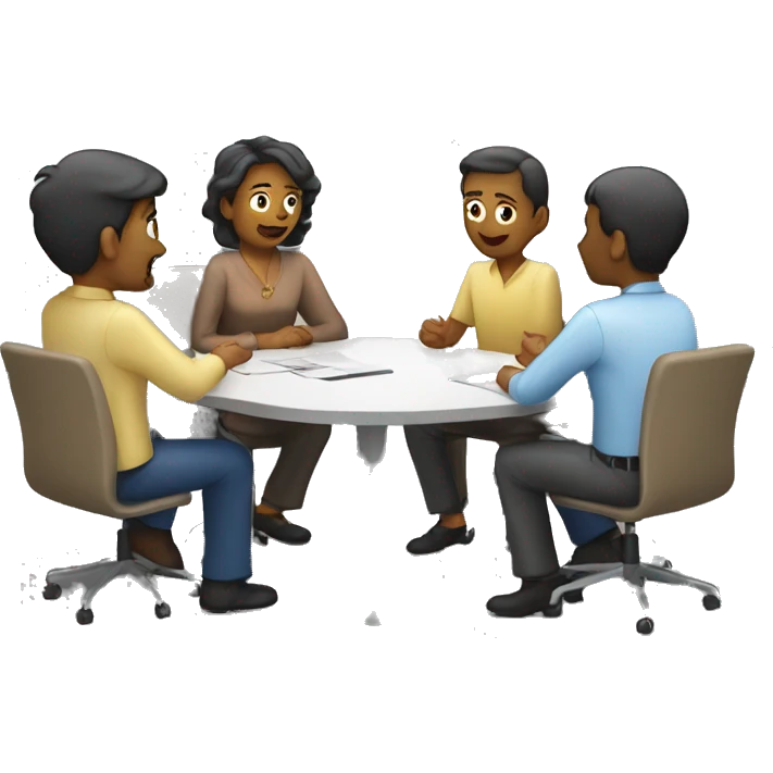 Aiti in a meeting emoji