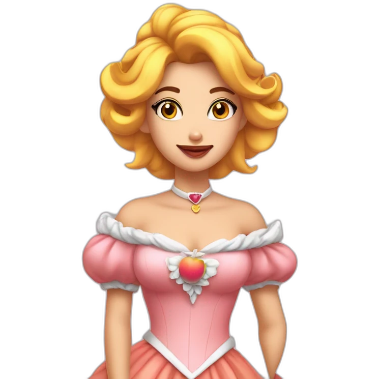 Mdrrrr la princesse peach qui fait ça va ?? emoji