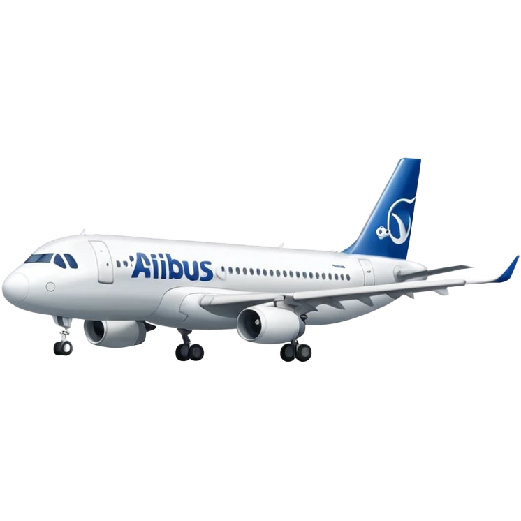 Airbus A320 of Airbus company emoji