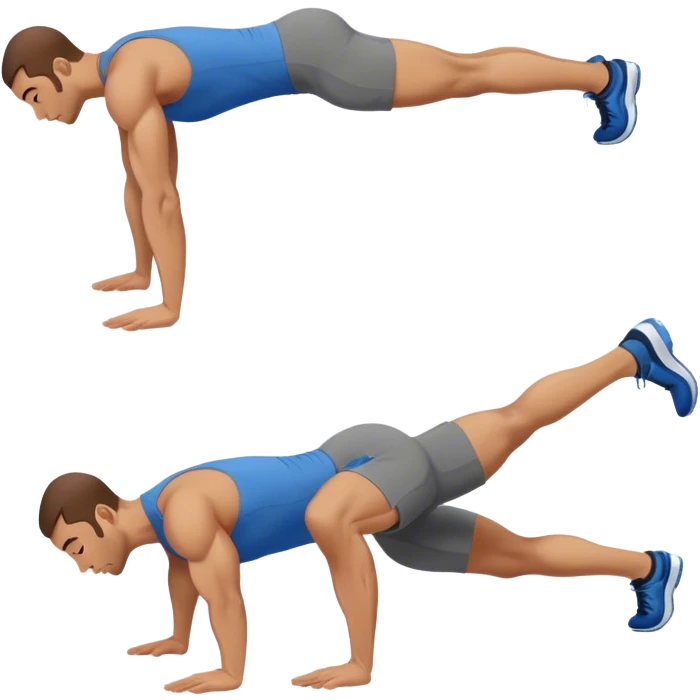 side-view man weighted glute-bridges emoji