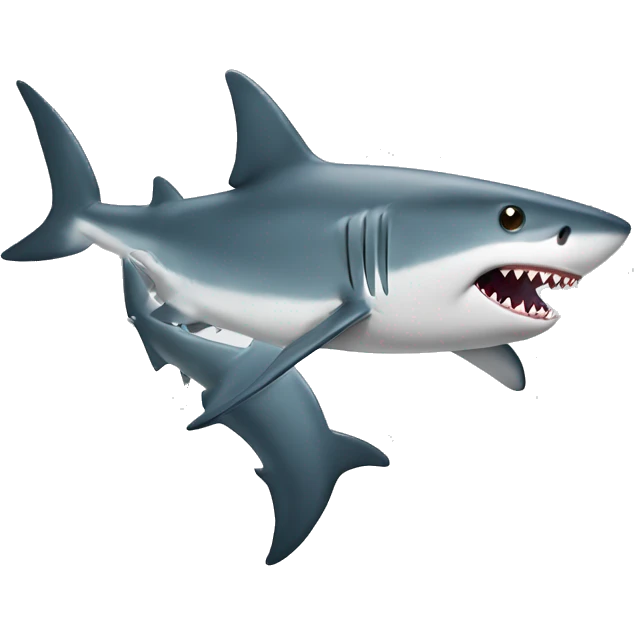 shark with a dreas emoji