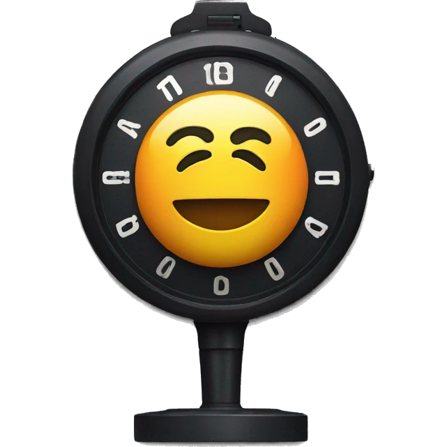 tiktok on the clock emoji