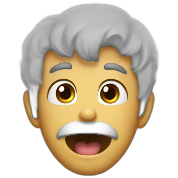 Ronaldninho shocked blushing emoji