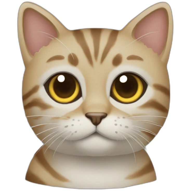 Трехцветная кошка emoji