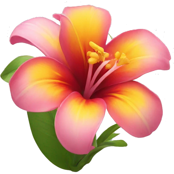 Tropical flower emoji