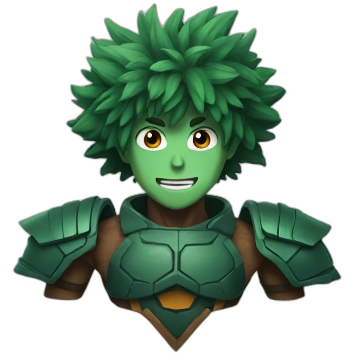 DEKU SUR UN ANE emoji