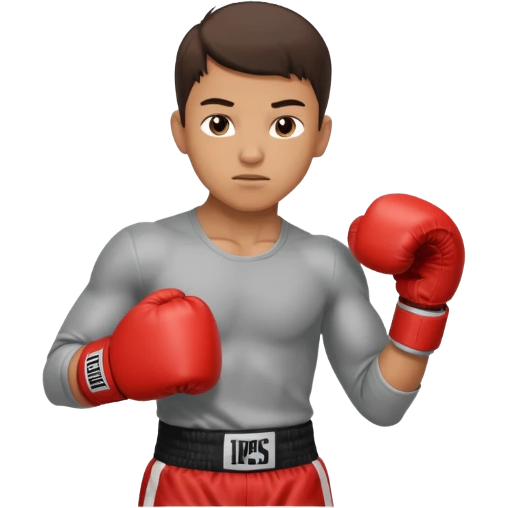 young boy professional boxer emoji