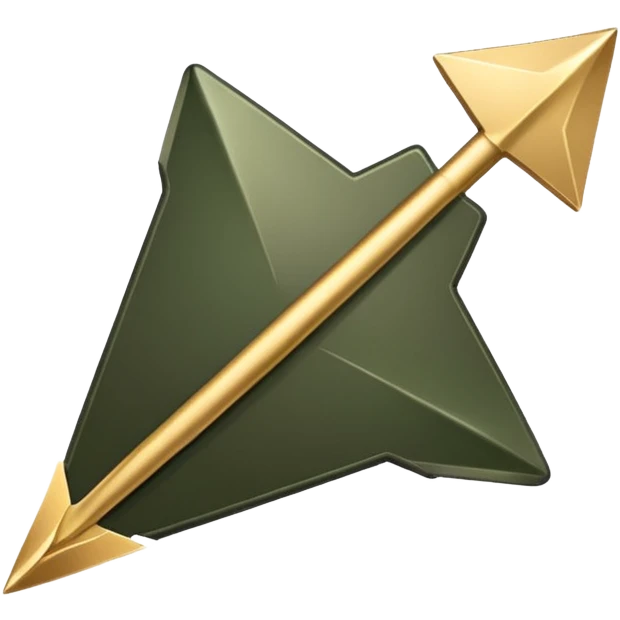 The arrow to the right is dark khaki in color emoji