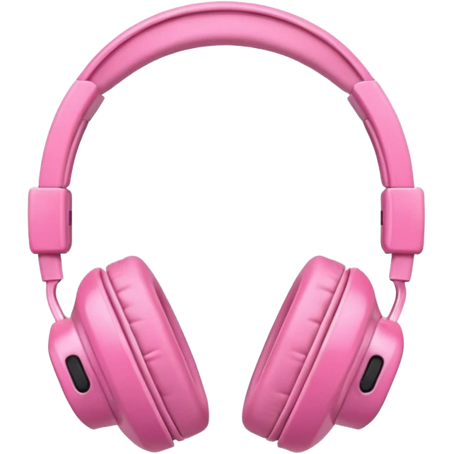 pink headphones emoji