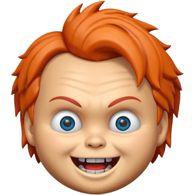 Un emojin de chuky emoji