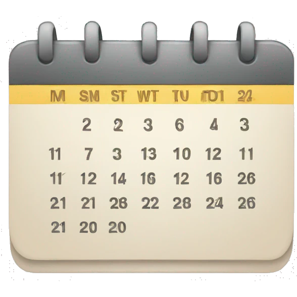 calendar emoji