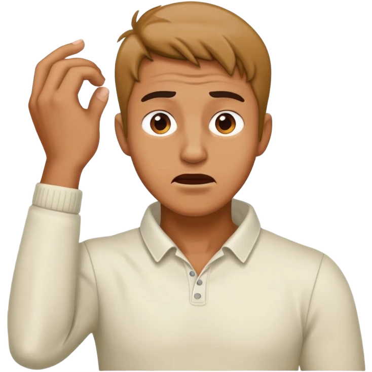 guy holding neck mad emoji