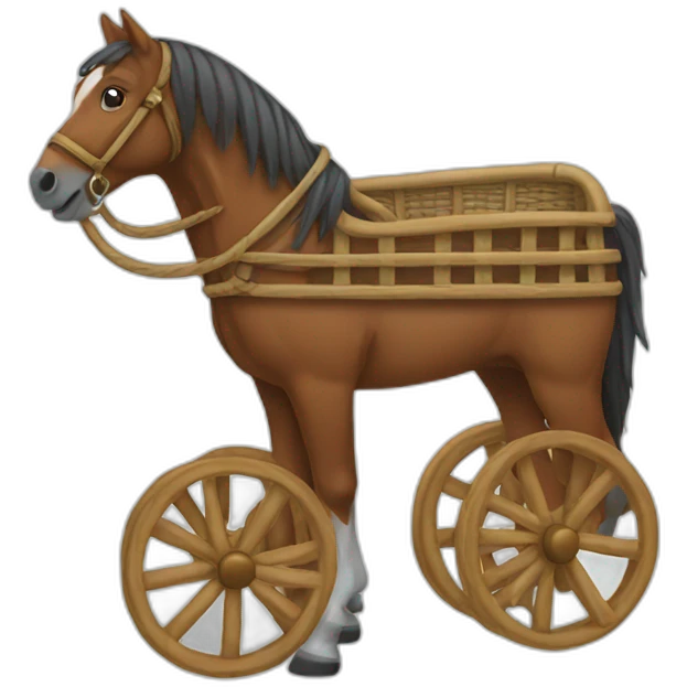 Horse basket emoji