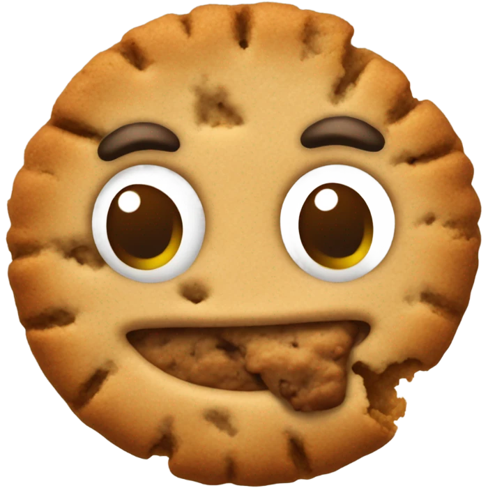 oatmeal cookie emoji