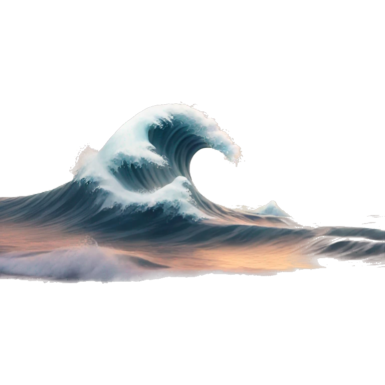 wave with rose emoji