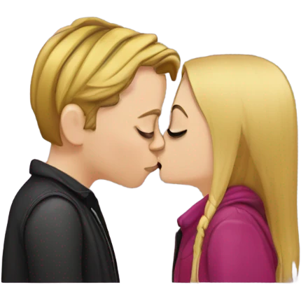 macaulay culkin kissing girl emoji