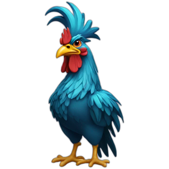 wizard rooster emoji