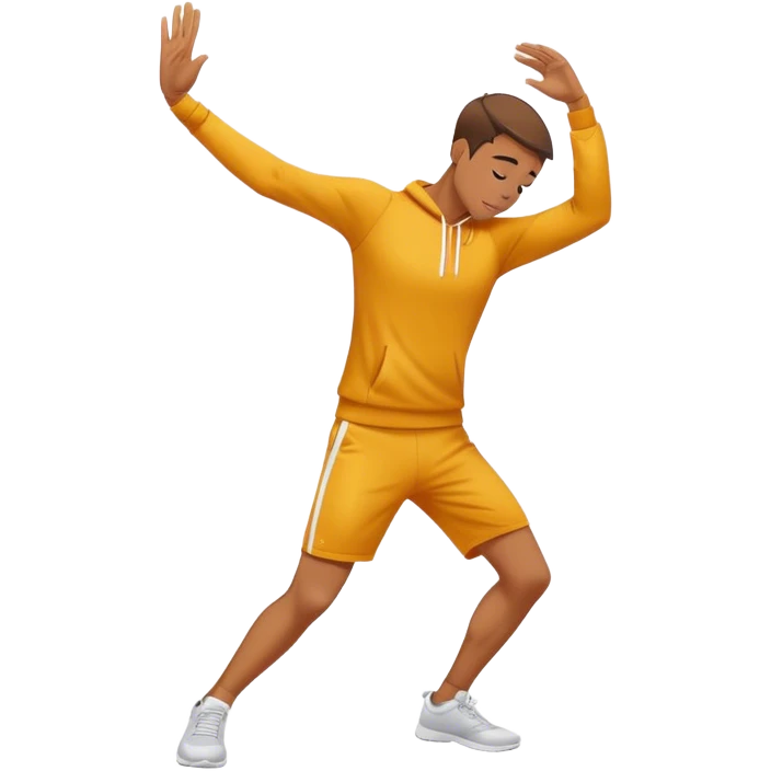 Person doing the dab emoji