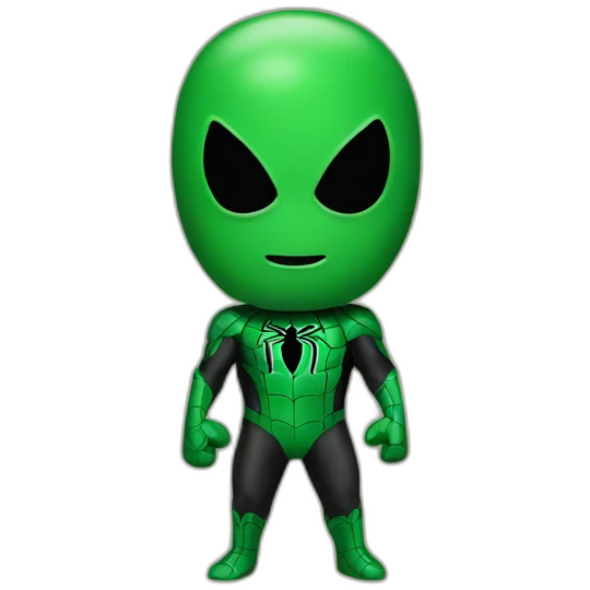 Green Spider-Man emoji