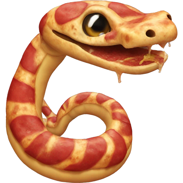 Pizza snake  emoji
