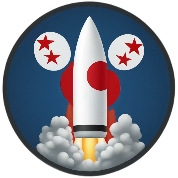 ICBM North Korean flag emoji
