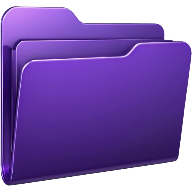 dark purple download folder emoji