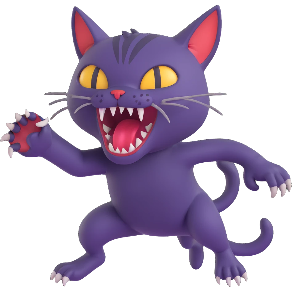 cat attack emoji