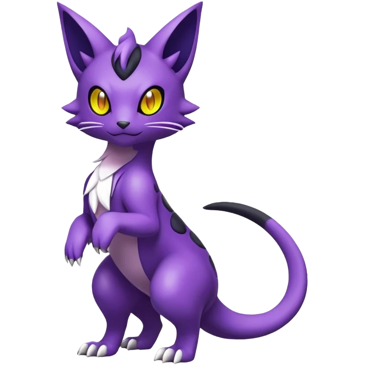Liepard-Delcatty-Pokémon-Fakémon-hybrid-creature (full body) emoji