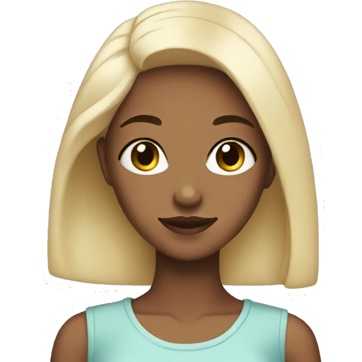 Clean aesthetic girl emoji
