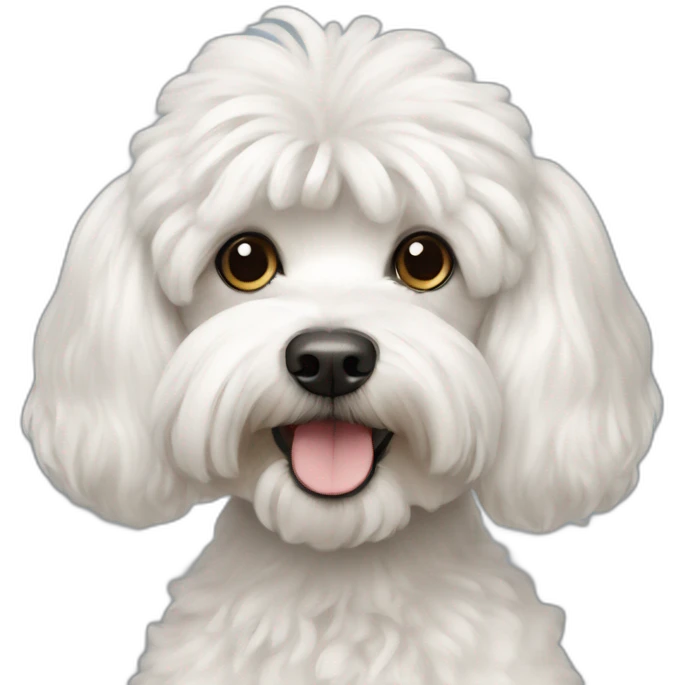 Maltese poodle emoji