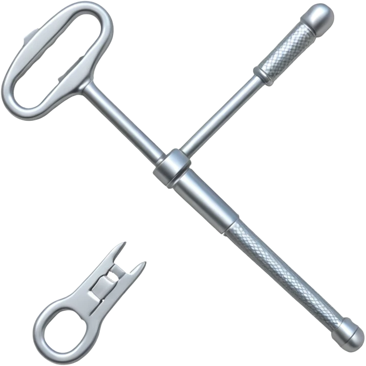 Metal nut cracker tool emoji