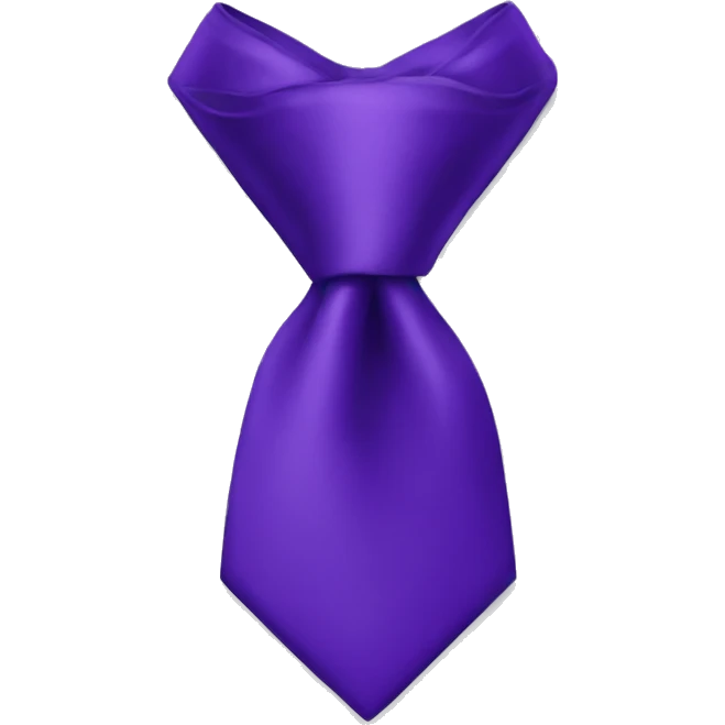 PURPLE TIE  emoji