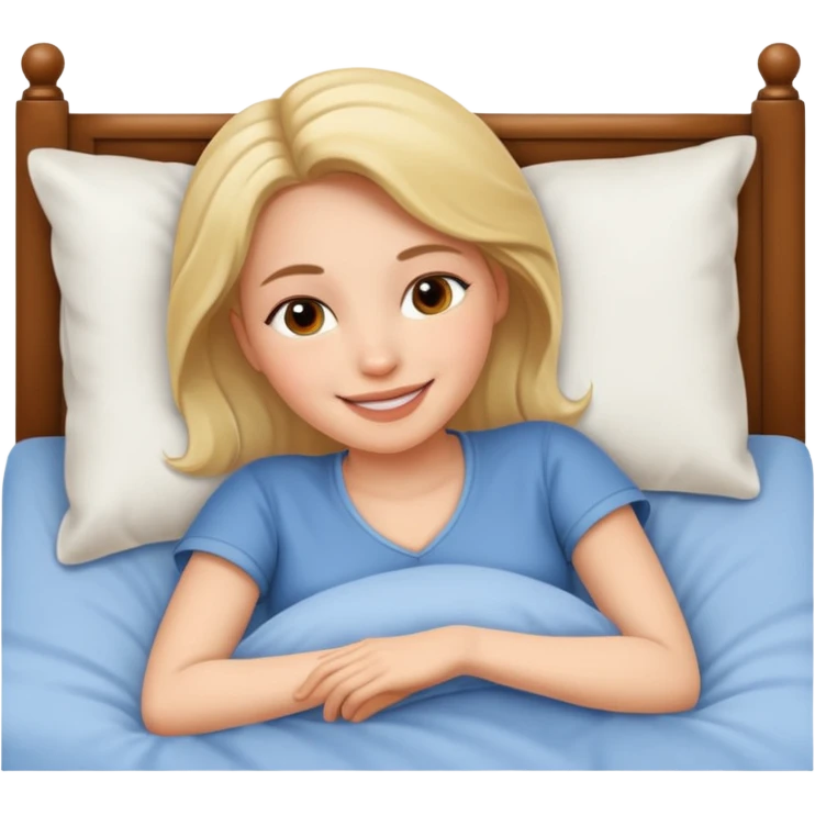 woman lying in bed emoji