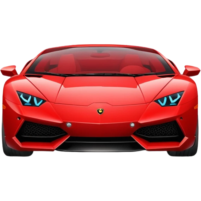 A Lamborghini emoji