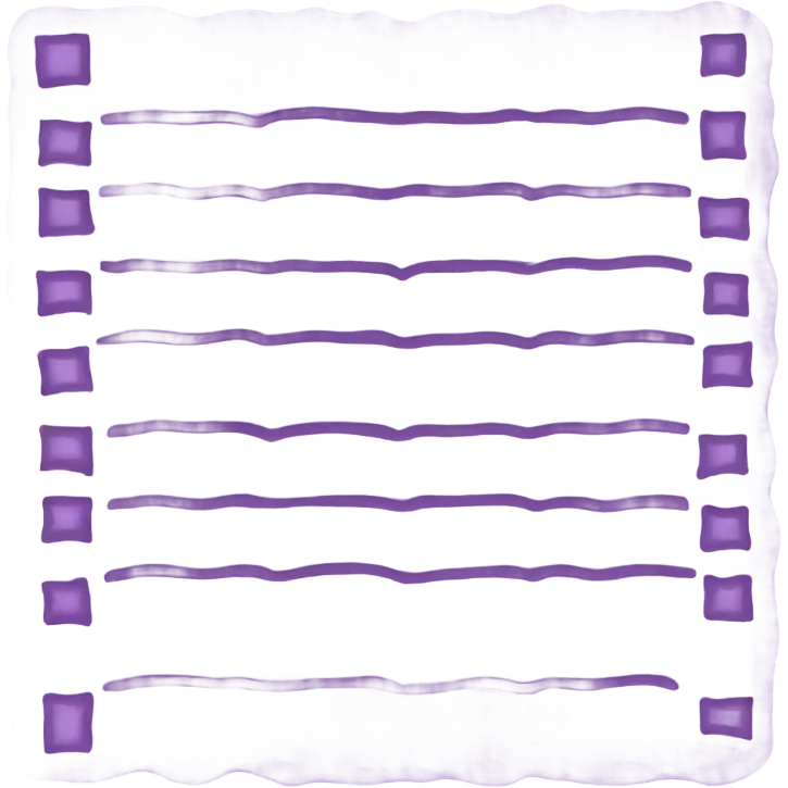 Check ✔️. Purple emoji