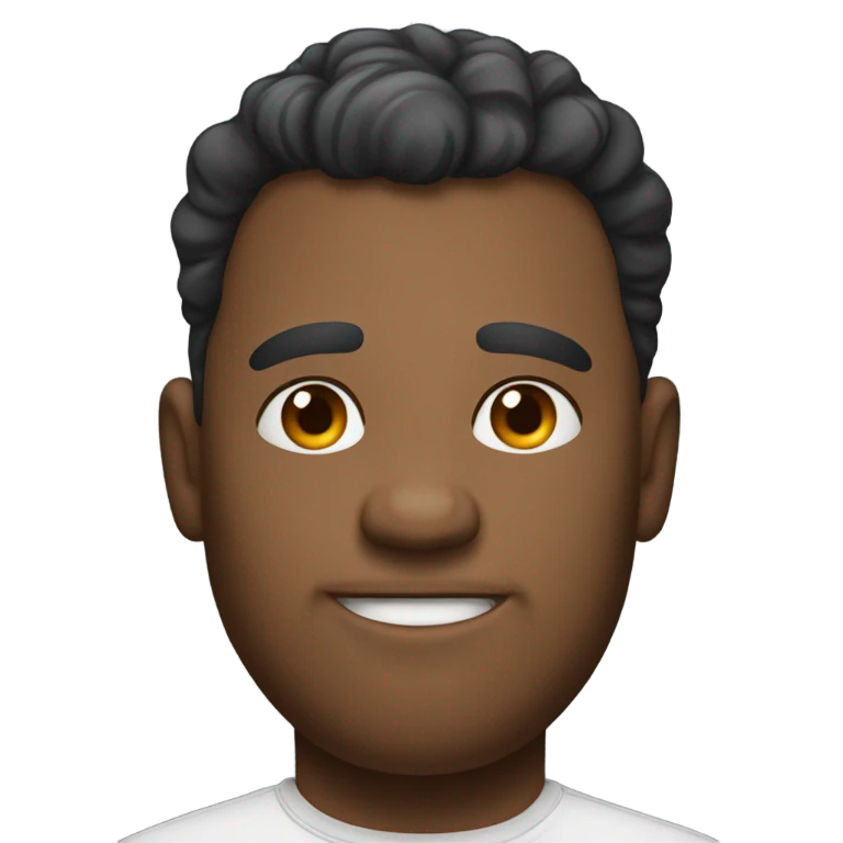 Big guy with small feet emoji