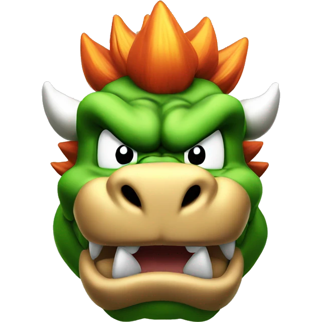 Bowser head  emoji
