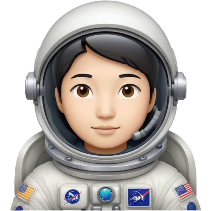 Lmao Asian astronaut  emoji