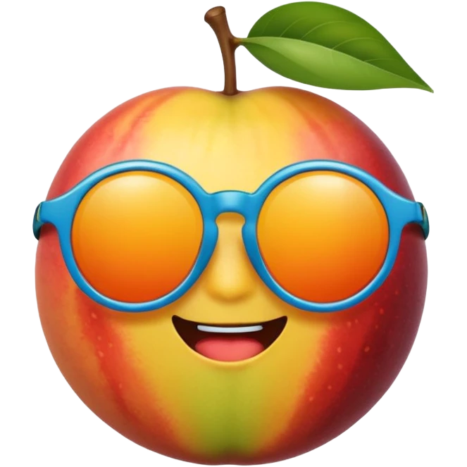 fruit with sunglasses emoji