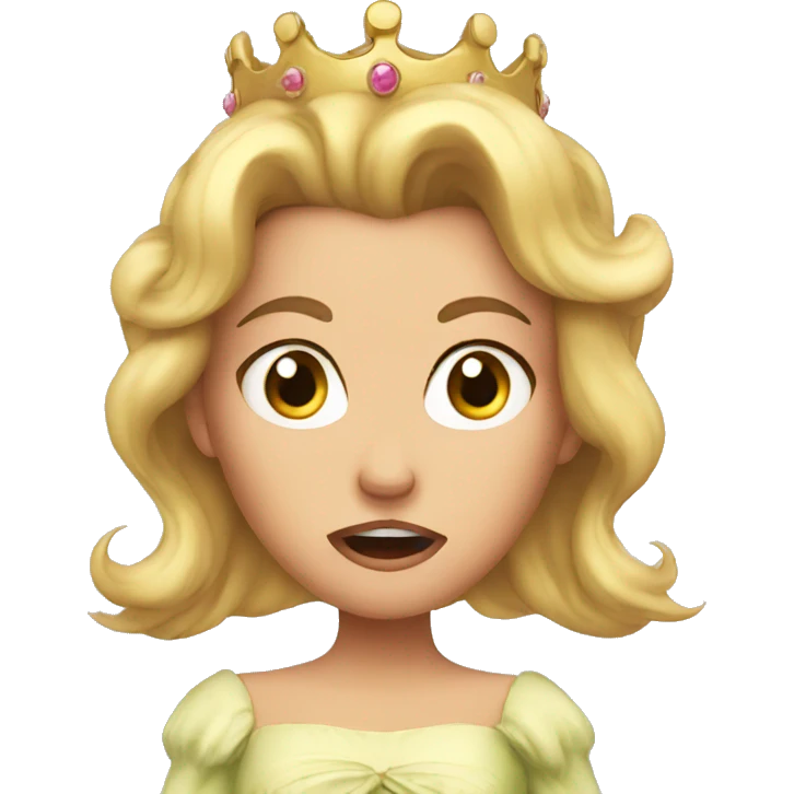 princess angry emoji