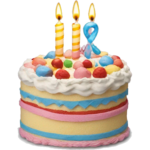 birthday cake emoji