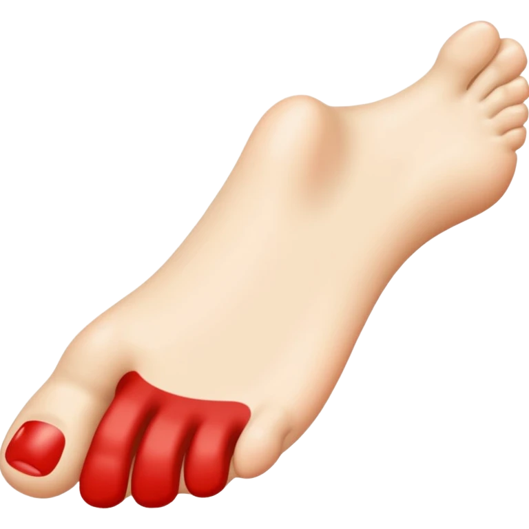 Foot  emoji