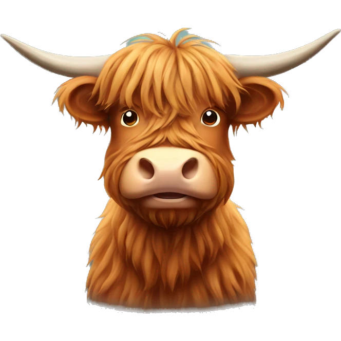 Highland cow emoji