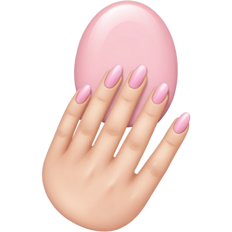 Light pink nails emoji