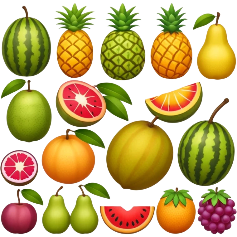Full Tropical exoticfruits emoji
