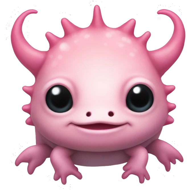pink axolotl  emoji