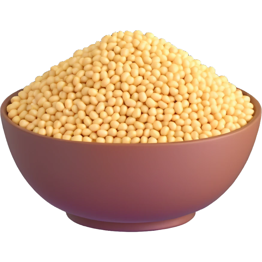 quinoa grains in a bowl emoji